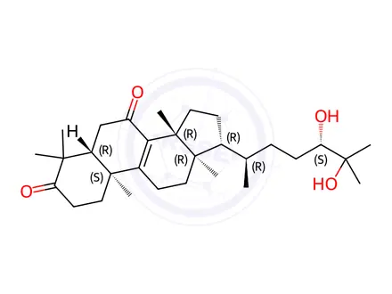 Chemical structure of Lucidumol A
