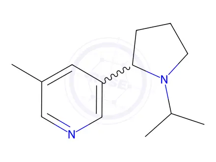 Chemical structure of 3-(1-Isopropylpyrrolidin-2-yl)-5-methylpyridine