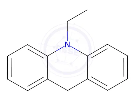 Chemical structure of Acridine, 10-ethyl-9,10-dihydro-