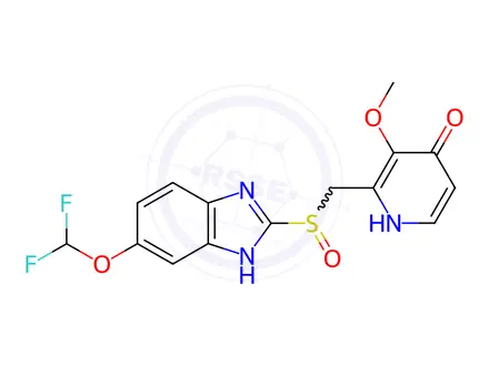 Chemical structure of Pantoprazole Sodium Impurity 32