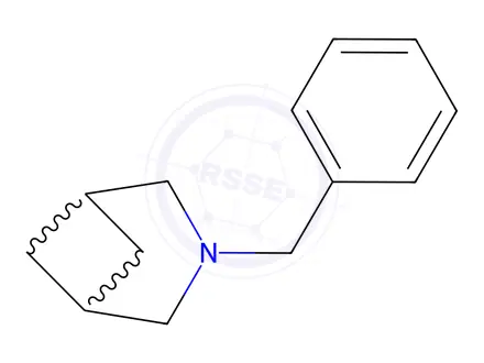Chemical structure of 3-benzyl-3-azabicyclo[3.1.1]heptane