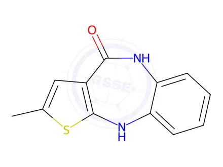 Chemical structure of Olanzapine Impurity B