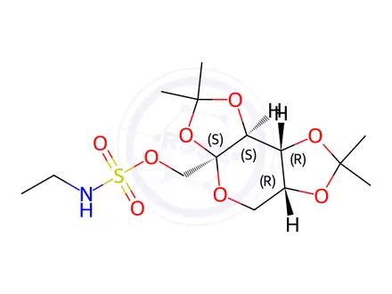 Chemical structure of Topiramate Impurity 3