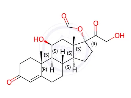 Chemical structure of Hydrocortisone Impurity 134