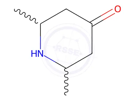 Chemical structure of 2,6-Dimethylpiperidin-4-one