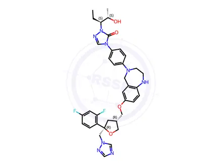 Chemical structure of Posaconazole Impurity 45