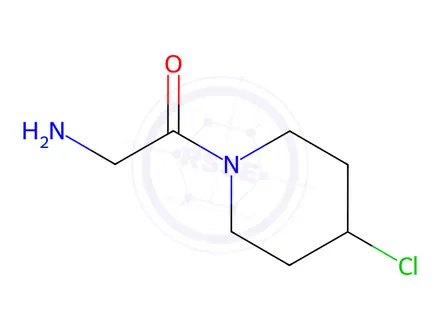 Chemical structure of 2-Amino-1-(4-chloropiperidin-1-yl)ethanone