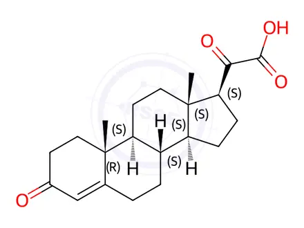 Chemical structure of Corticosterone Impurity 3