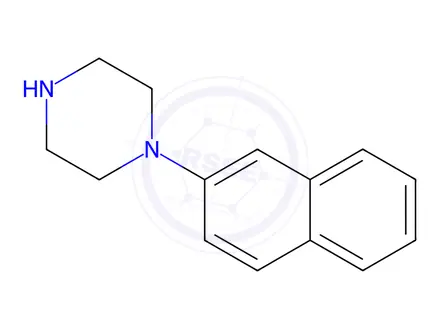 Chemical structure of 1-NAPHTHALEN-2-YL-PIPERAZINE DIHYDROCHLORIDE
