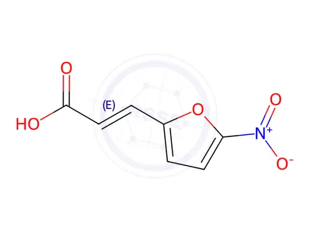 Chemical structure of 5-Nitro-2-Furan-acrylic Acid