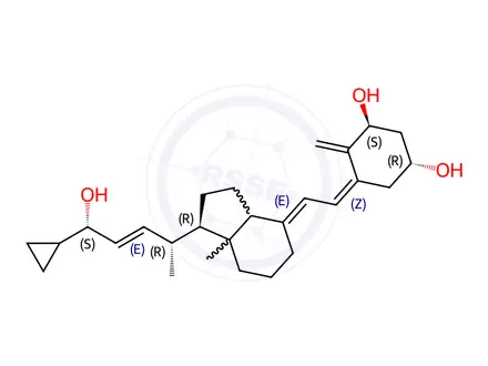 Chemical structure of Calcipotriol monohydrate