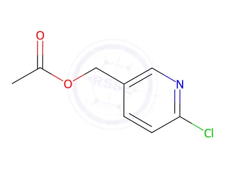 Chemical structure of (6-Chloropyridin-3-yl)methyl acetate