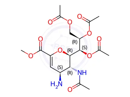 Chemical structure of Zanamivir Impurity 12