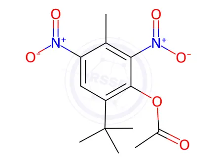 Chemical structure of Medinoterb Acetate