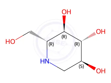Chemical structure of Miglitol Impurity 7