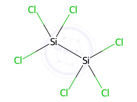 Chemical structure of Simethicone Impurity 39 (Hexachlordisilan)