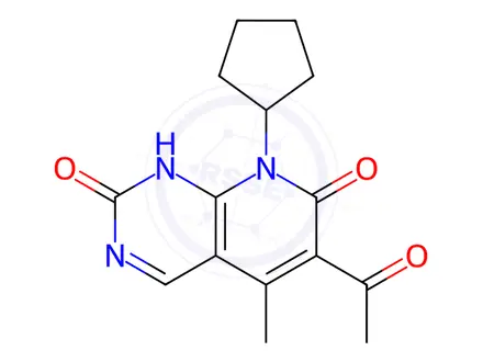 Chemical structure of Palbociclib Impurity 77