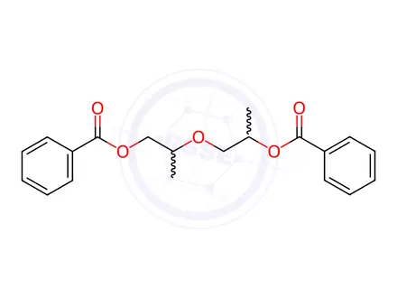 Chemical structure of 1-((1-(Benzoyloxy)propan-2-yl)oxy)propan-2-yl benzoate