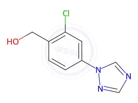 Chemical structure of [2-Chloro-4-(1H-1,2,4-triazol-1-yl)phenyl]methanol