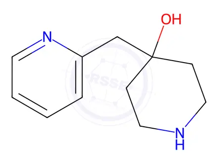 Chemical structure of 4-[(pyridin-2-yl)methyl]piperidin-4-ol dihydrochloride
