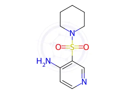 Chemical structure of 3-(Piperidin-1-ylsulfonyl)pyridin-4-amine
