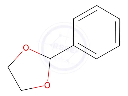 Chemical structure of 2-PHENYL-1,3-DIOXOLANE