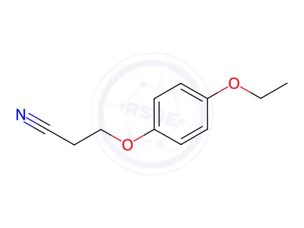 Chemical structure of 3-(4-Ethoxyphenoxy)propanenitrile