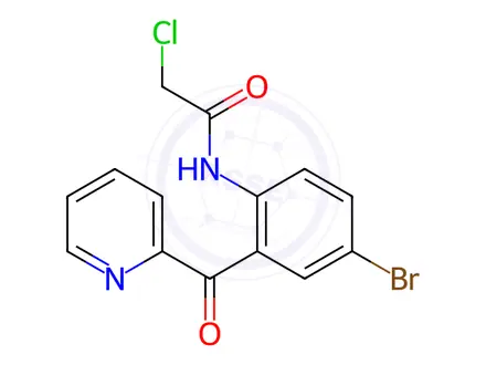 Chemical structure of Bromazepam Impurity 2 (Bromazepam EP Impurity B)