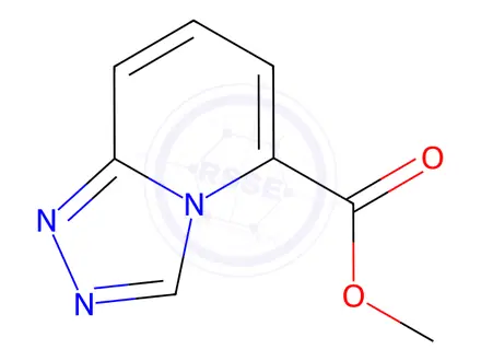 Chemical structure of methyl [1,2,4]triazolo[4,3-a]pyridine-5-carboxylate