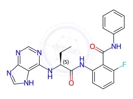 Chemical structure of Idelalisib Impurity 7