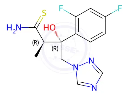 Chemical structure of Isavuconazole Impurity 37