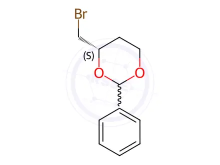 Chemical structure of (4S)-4-BROMOMETHYL-2-PHENYL-1,3-DIOXANE