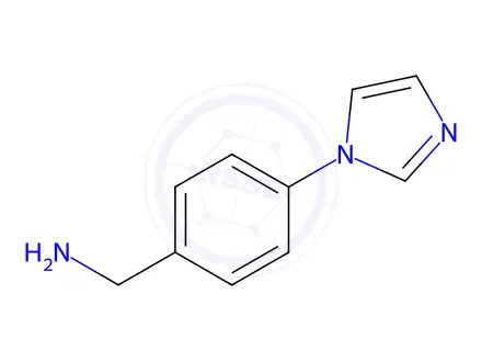 Chemical structure of (4-(1H-Imidazol-1-yl)phenyl)methanamine hydrochloride