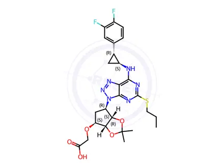 Chemical structure of Ticagrelor Impurity 320