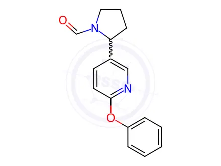 Chemical structure of 2-(6-Phenoxypyridin-3-yl)pyrrolidine-1-carbaldehyde