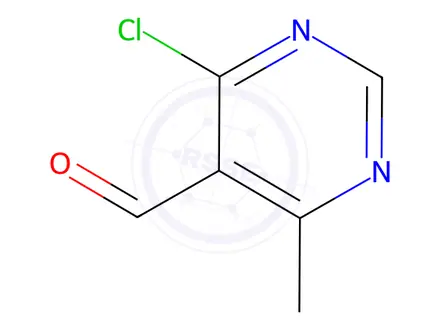 Chemical structure of 4-Chloro-6-methylpyrimidine-5-carbaldehyde