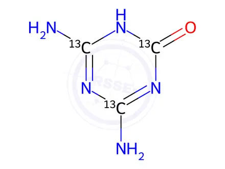 Chemical structure of Azacitidine Impurity 10-13C3