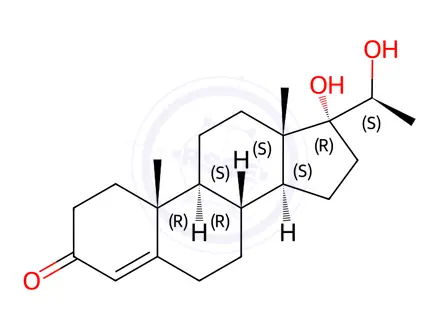 Chemical structure of Progesterone Impurity 27