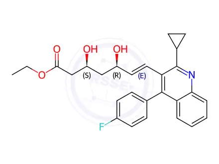 Chemical structure of Pitavastatin Impurity 99