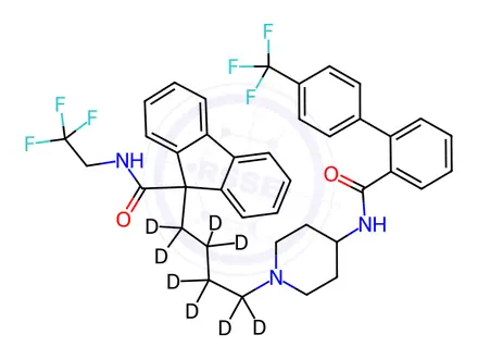 Chemical structure of Lomitapide-D8