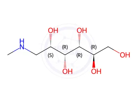 Chemical structure of Meglumine Antimoniate