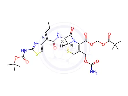 Chemical structure of Cefcapene Pivoxil Impurity 7