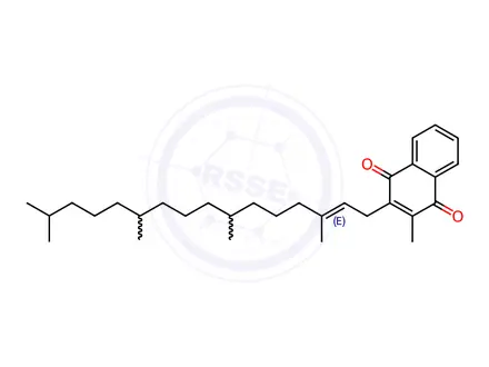 Chemical structure of Vitamin K1 Impurity 17