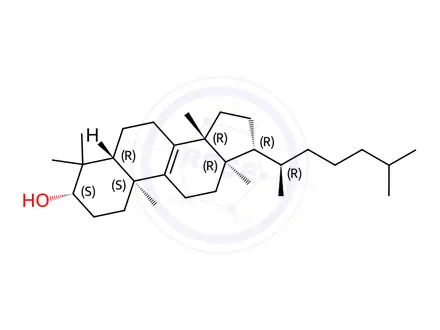 Chemical structure of Dihydrolanosterol