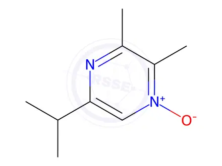 Chemical structure of Pyrazine, 2,3-dimethyl-5-(1-methylethyl)-, 1-oxide (9CI)