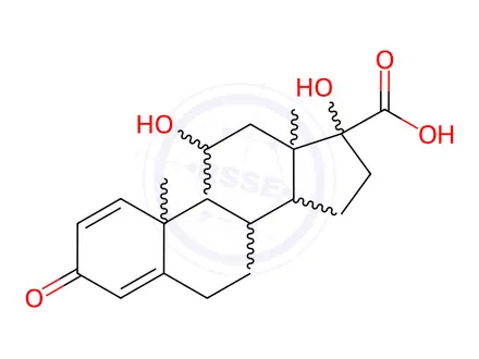 Chemical structure of Prednisolone Impurity 2