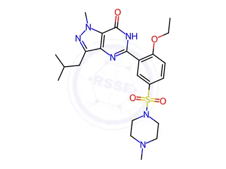 Chemical structure of Sildenafil EP Impurity A