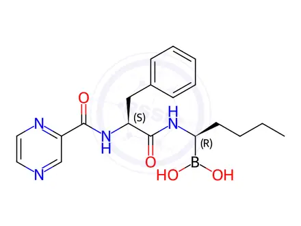 Chemical structure of Bortezomib Impurity 56