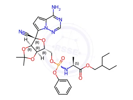 Chemical structure of Remdesivir Impurity 10