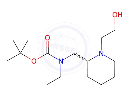 Chemical structure of tert-Butyl ethyl((1-(2-hydroxyethyl)piperidin-2-yl)methyl)carbamate